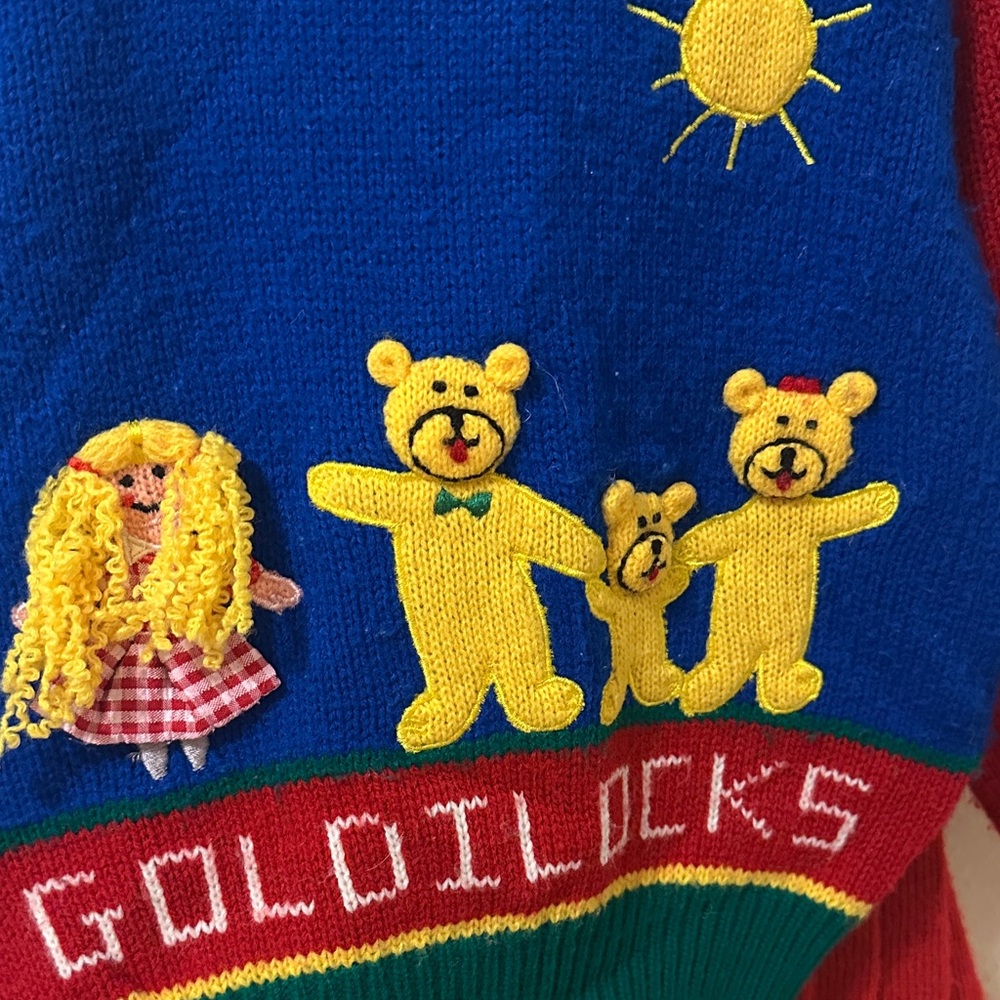 Vintage Goldilocks sweater with matching skirt - Picture 5 of 5